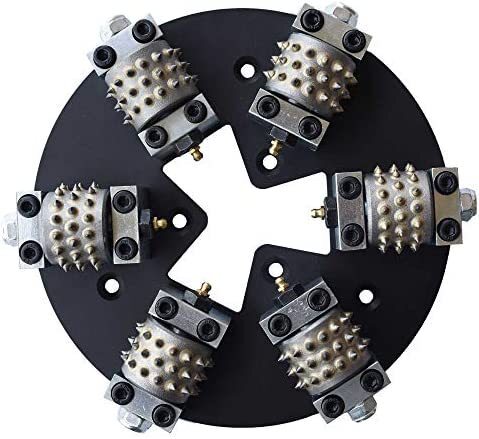 11" 11 inch/270mm 45 pin roller bushing hammer plate for HTC and SASE grinder (6 rollers)(3 rollers)