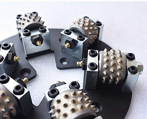 11" 11 inch/270mm 45 pin roller bushing hammer plate for HTC and SASE grinder (6 rollers)(3 rollers)