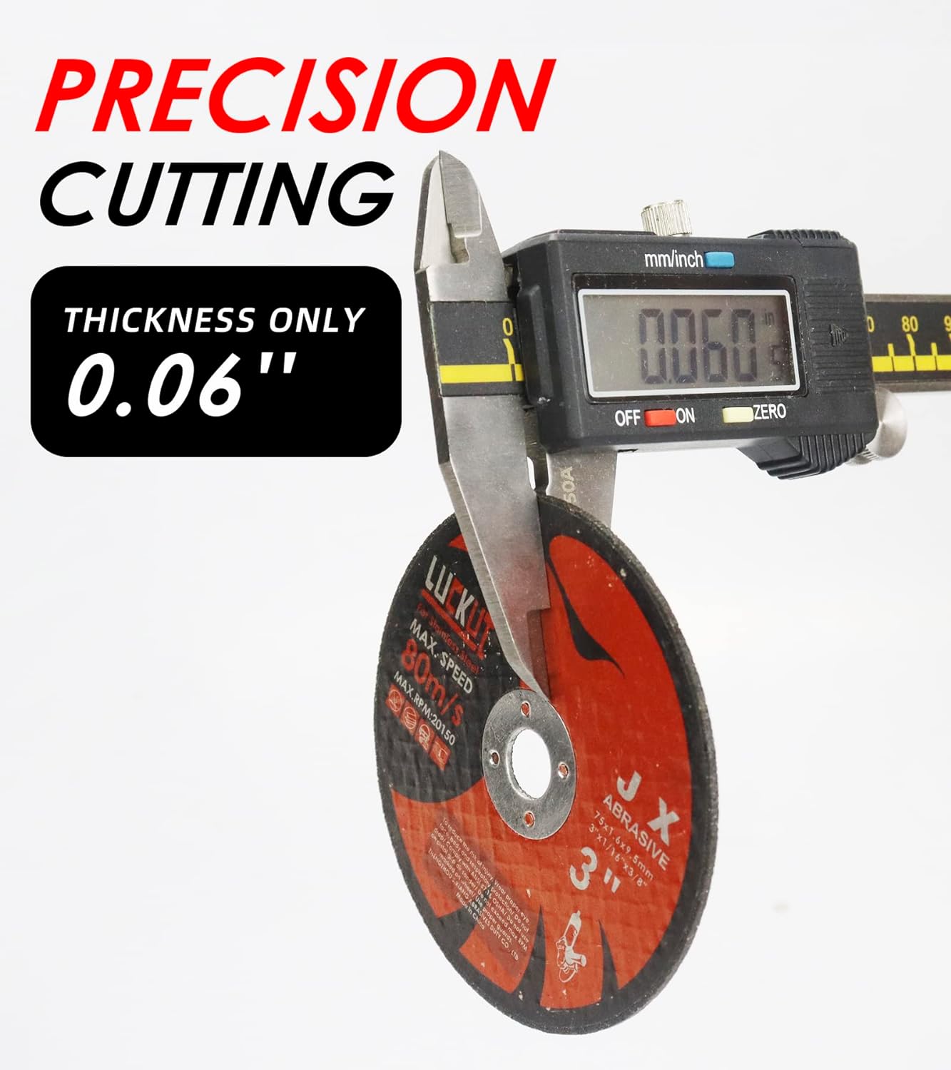 3" Inch Cutting Wheels Cut Off Wheel Disc 3" X 1/16'' X 3/8'' Thin Metal Stainless Steel Cutting Disc Blades Grinding Wheel For Angle Grinders